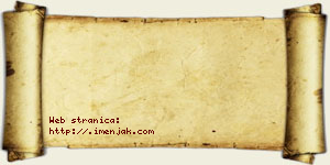 Una Rajačić vizit kartica